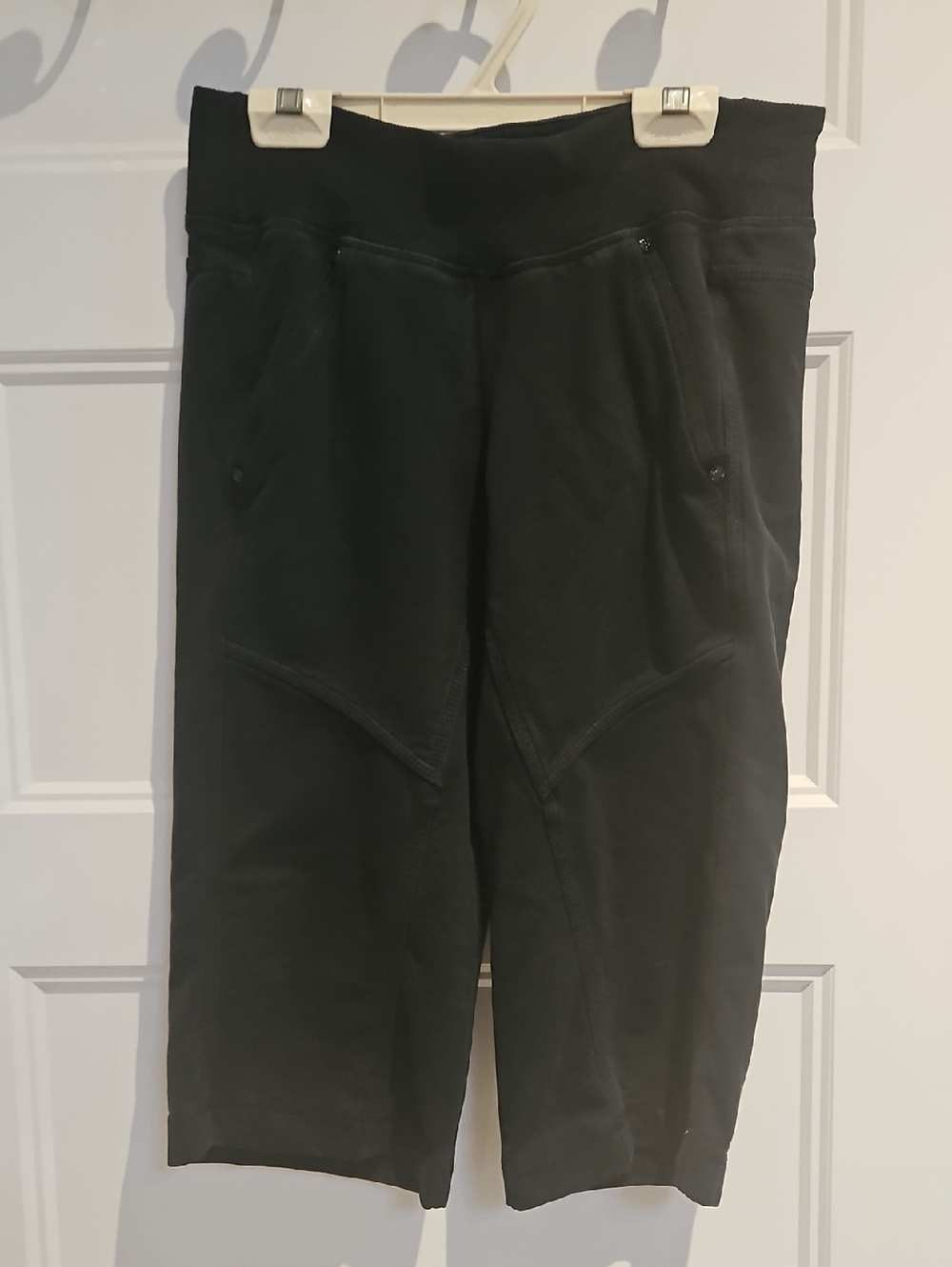 Lululemon athletica Black Athletic Shorts with Zip Pockets